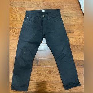 Men’s LSG Raw Denim 29x30 black skinny jeans, 100% cotton